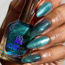 Clionadh Cosmetics - Turquoise Silk Nail Polish (Magnetic)