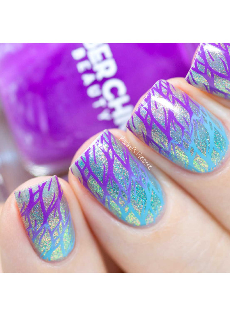 UberChic Beauty - Partly Cloudy with a Chance of Glam Stamping Polish