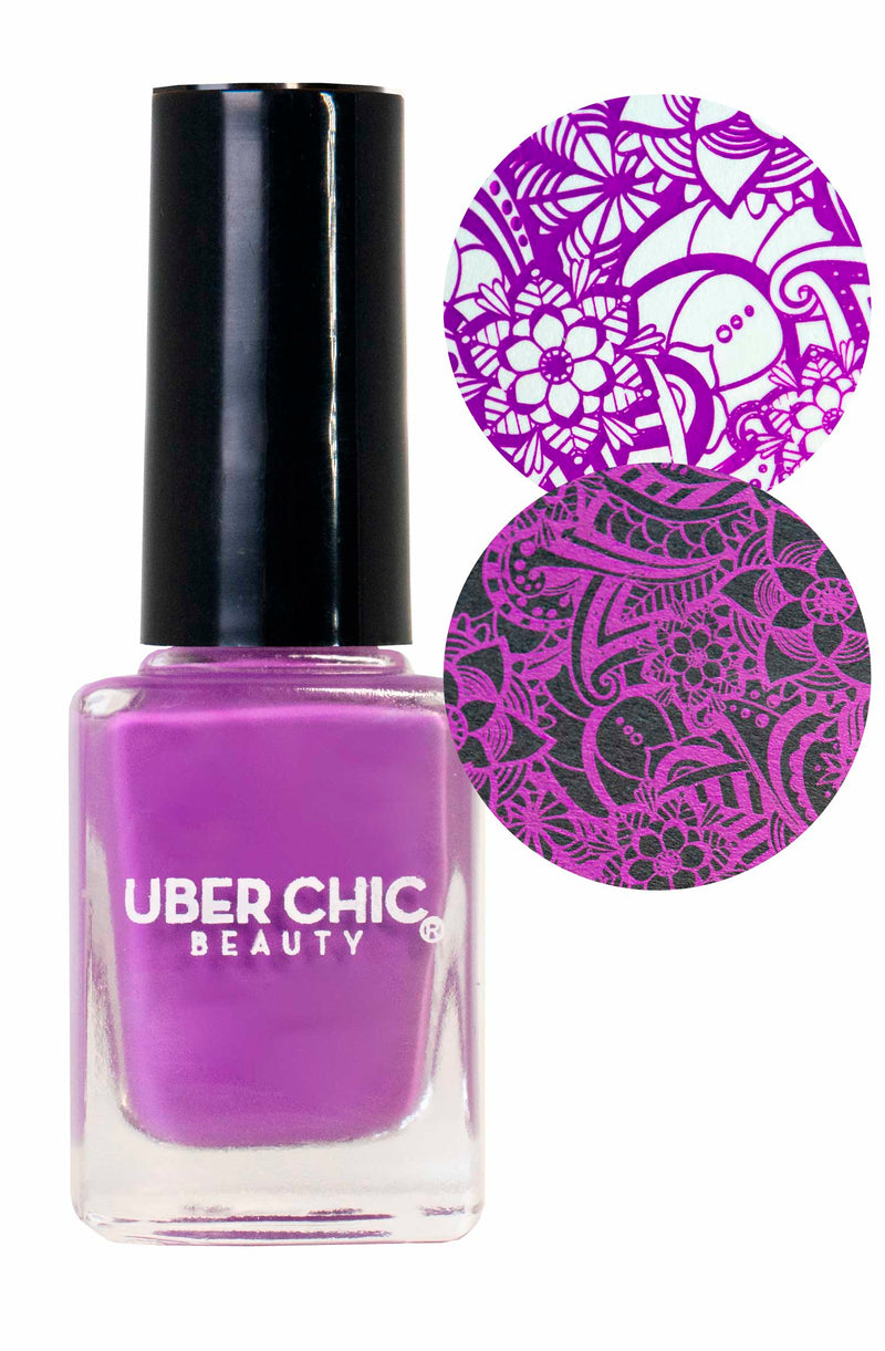 UberChic Beauty - Where the Wildflowers Grow Stamping Polish