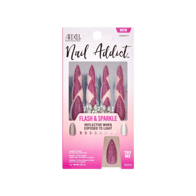 Ardell - Nail Addict Flash & Sparkle Luminatti Press On Nails