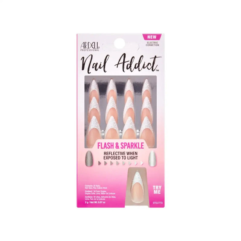 Ardell - Nail Addict Flash & Sparkle Electric Connection Press On Nails