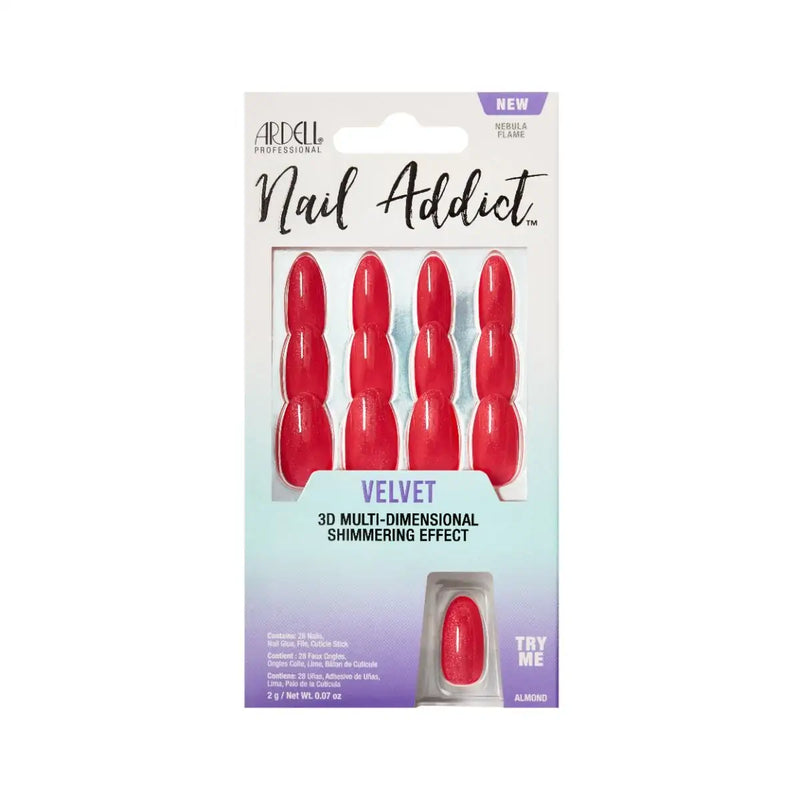 Ardell - Nail Addict Velvet Nebula Flame Press On Nails