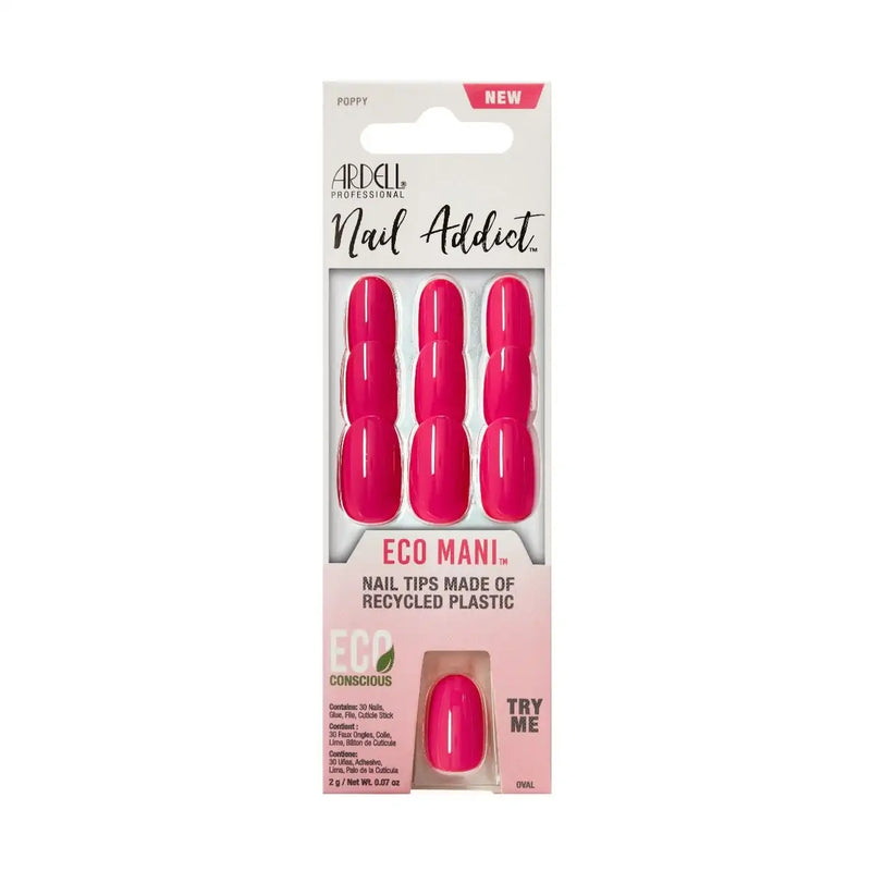 Ardell - Nail Addict Eco Mani Poppy Press On Nails