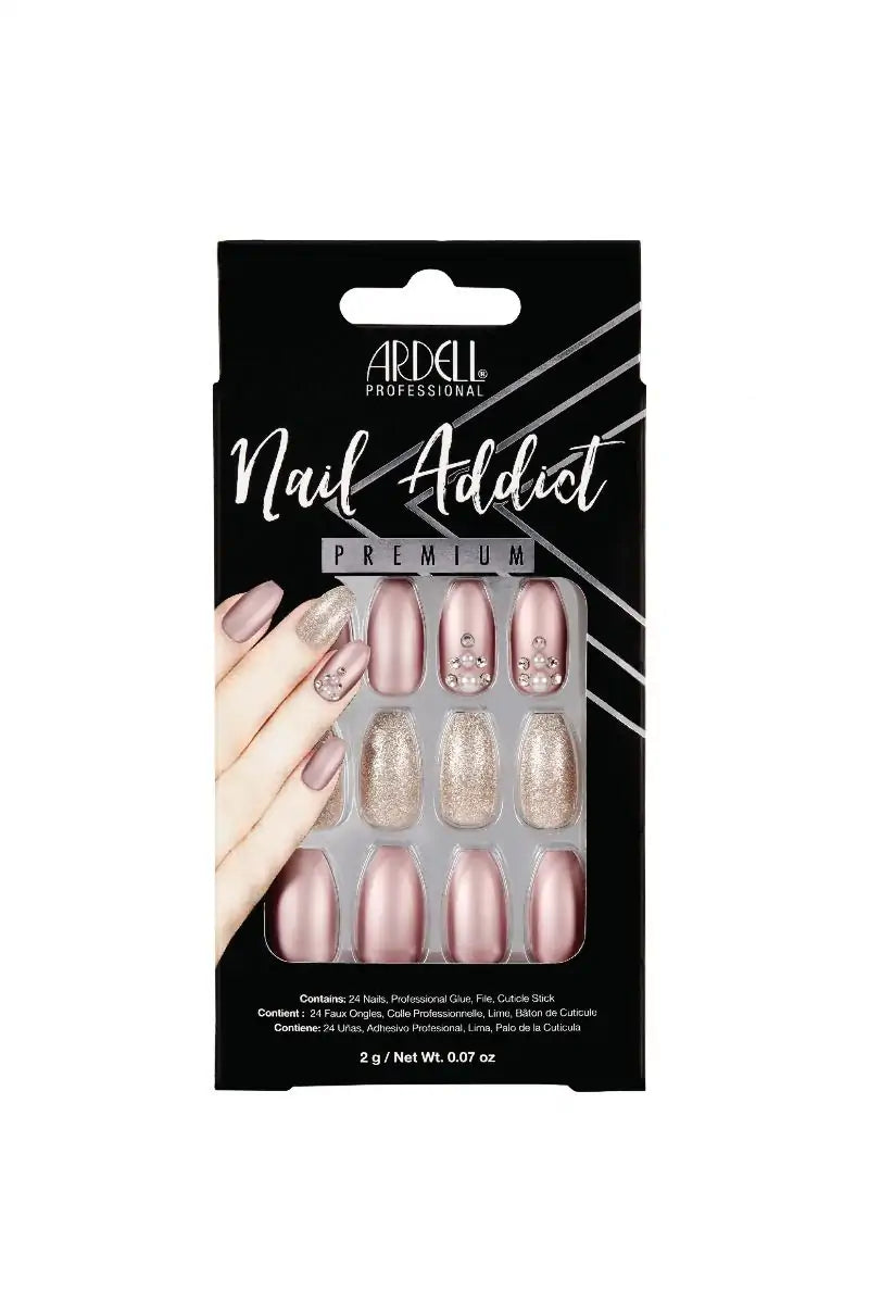 Ardell - Nail Addict Premium Metallic Lilac Pearl Press On Nails