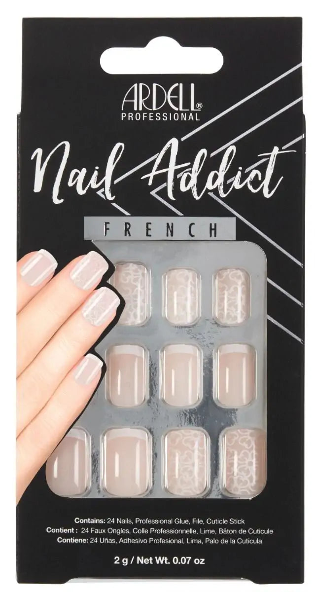 Ardell - Nail Addict French & Lace Press On Nails