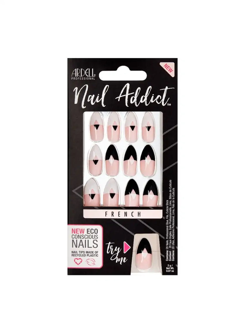 Ardell - Nail Addict Eco Avant Garde French Press On Nails
