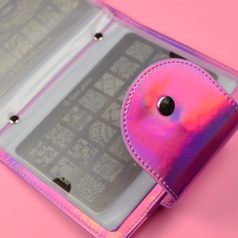 B Loves Plates - Stamping Plate Organizer XL - Holo Pink
