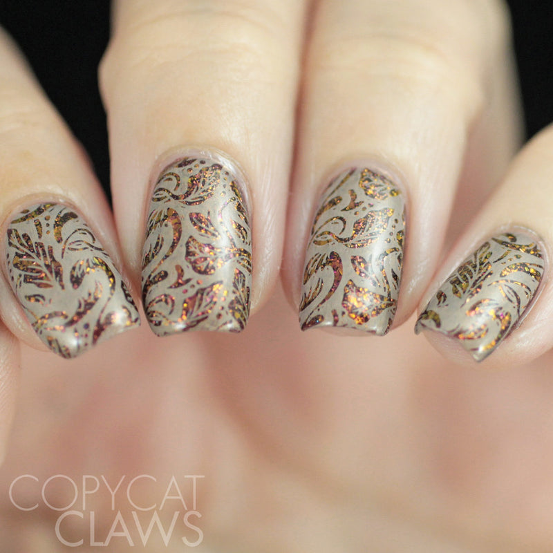 UberChic Beauty - Lovely Leaves 02 Stamping Plate