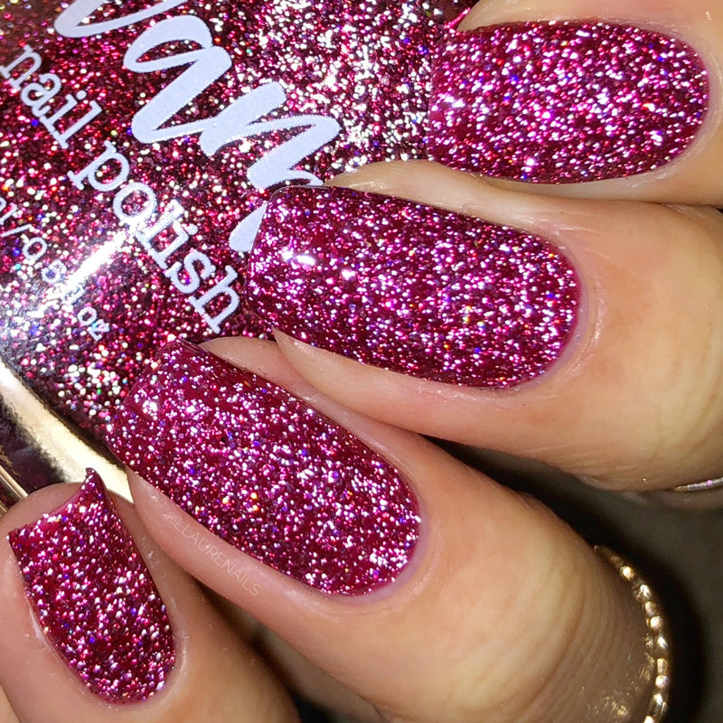 Dam Nail Polish - Bloodthirsty Nail Polish (Flash Reflective)