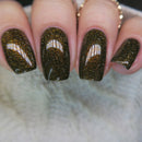 Dam Nail Polish - Champagne Sparkle Nail Polish (Flash Reflective)