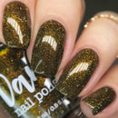 Dam Nail Polish - Champagne Sparkle Nail Polish (Flash Reflective)