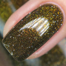 Dam Nail Polish - Champagne Sparkle Nail Polish (Flash Reflective)