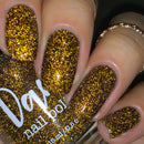 Dam Nail Polish - Champagne Sparkle Nail Polish (Flash Reflective)