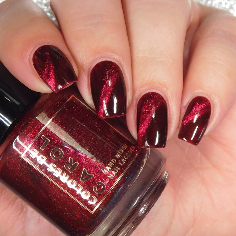 Colores de Carol - Crimson Affair Nail Polish (Magnetic)