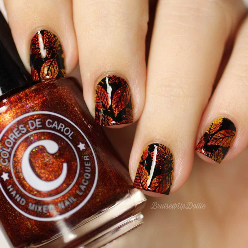UberChic Beauty - Lovely Leaves 02 Stamping Plate