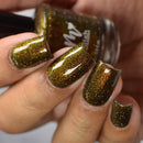 Dam Nail Polish - Champagne Sparkle Nail Polish (Flash Reflective)