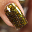 Dam Nail Polish - Champagne Sparkle Nail Polish (Flash Reflective)