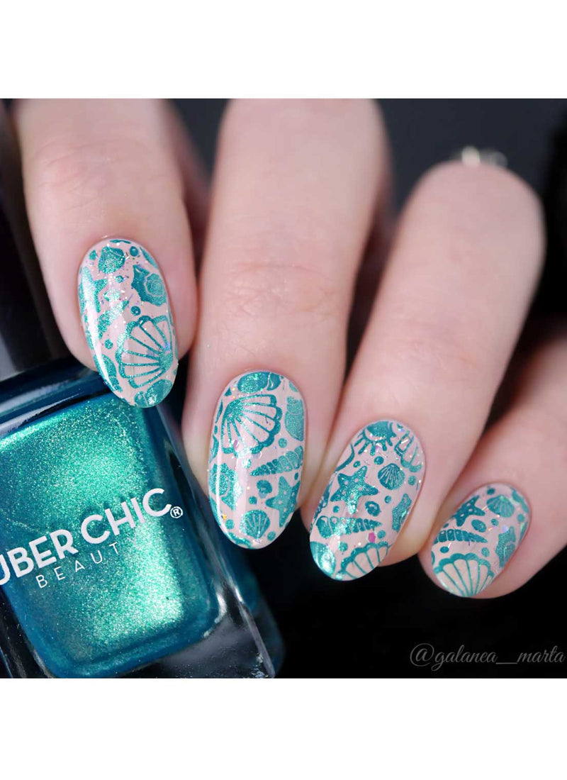 UberChic Beauty - Dance Teal Dawn Stamping Polish