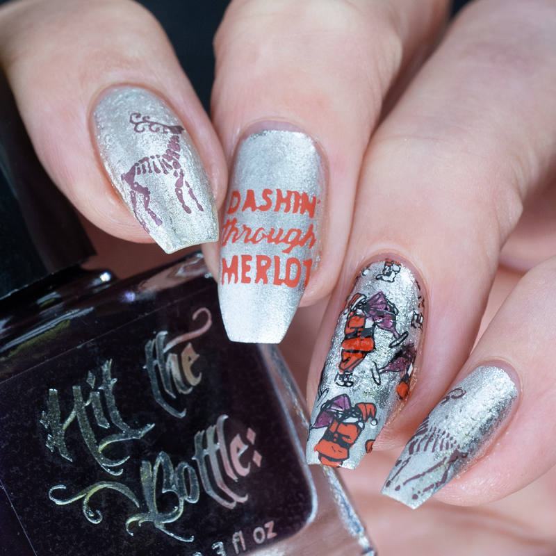 Hit The Bottle - Bah Humbug 02 Stamping Plate