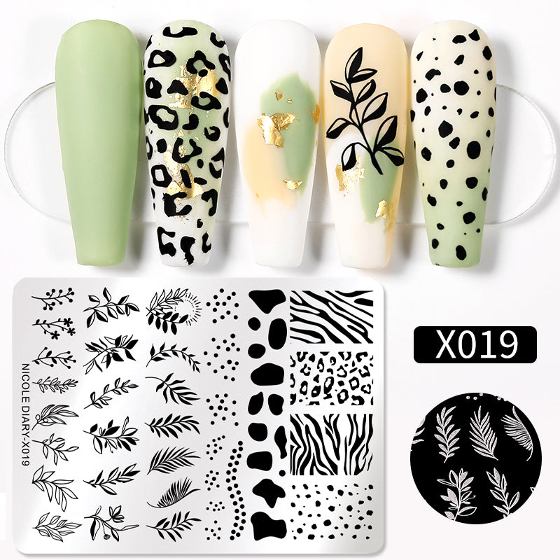 Nicole Diary - X019 Calling Out the Wild Stamping Plate