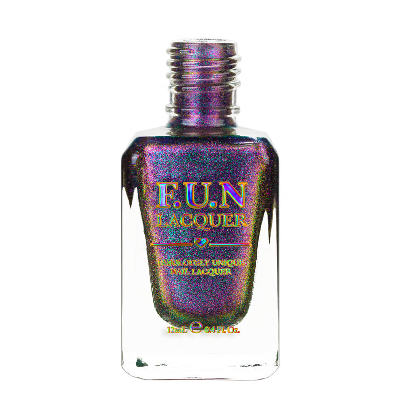 [Preorder, Ships Early Nov] F.U.N Lacquer - Confetti Glow Nail Polish (Magnetic)