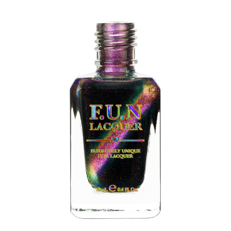 [Preorder, Ships Early Nov] F.U.N Lacquer - Golden Gala Nail Polish (Magnetic)