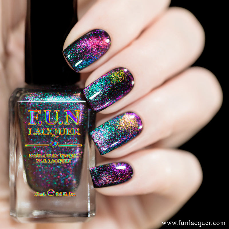 [Preorder, Ships Early Nov] F.U.N Lacquer - Mystic Aurora Nail Polish (Magnetic)