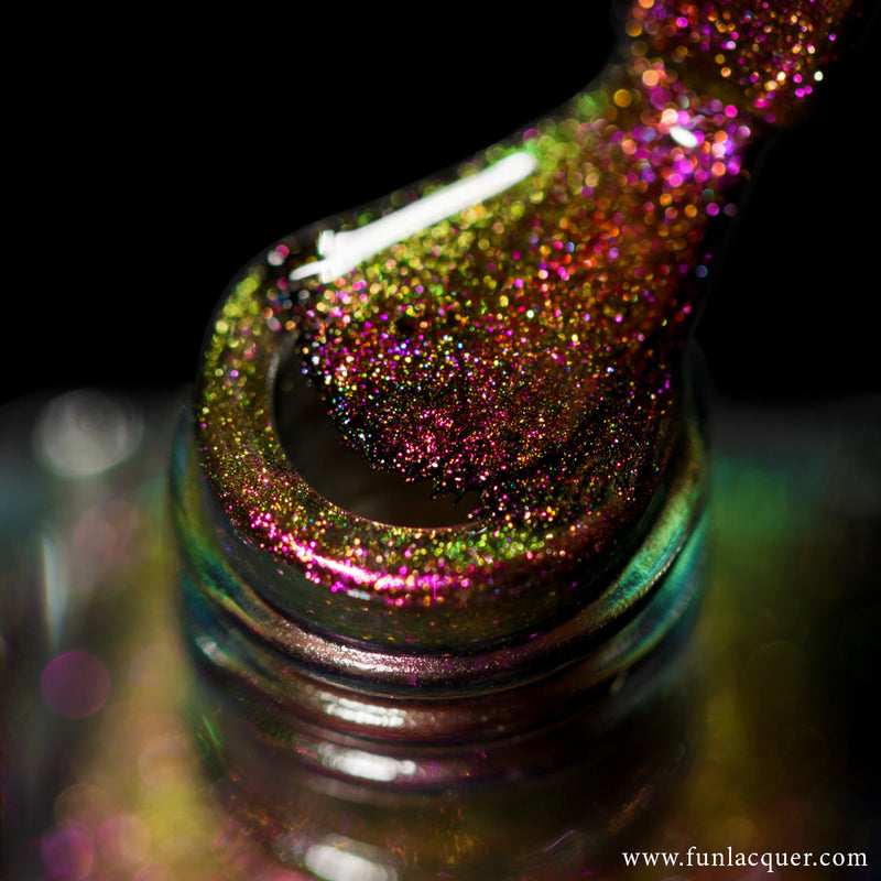 [Preorder, Ships Early Nov] F.U.N Lacquer - Supernova Party Nail Polish (Magnetic)