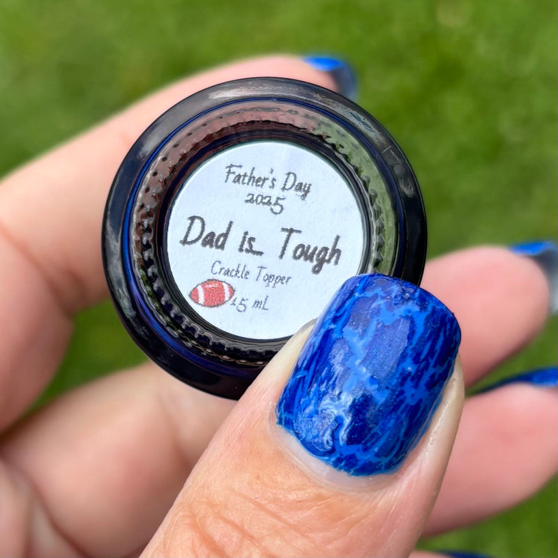 Colores de Carol - Dad is... Tough Nail Polish (Crackle Topper)