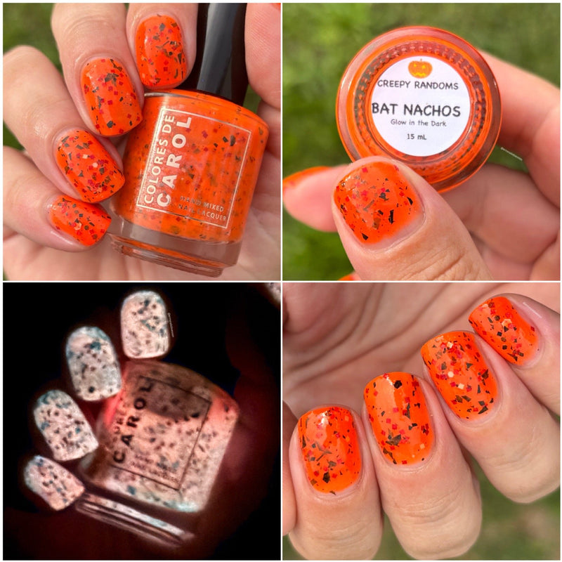 Colores de Carol - Bat Nachos Nail Polish (Glow in the Dark)