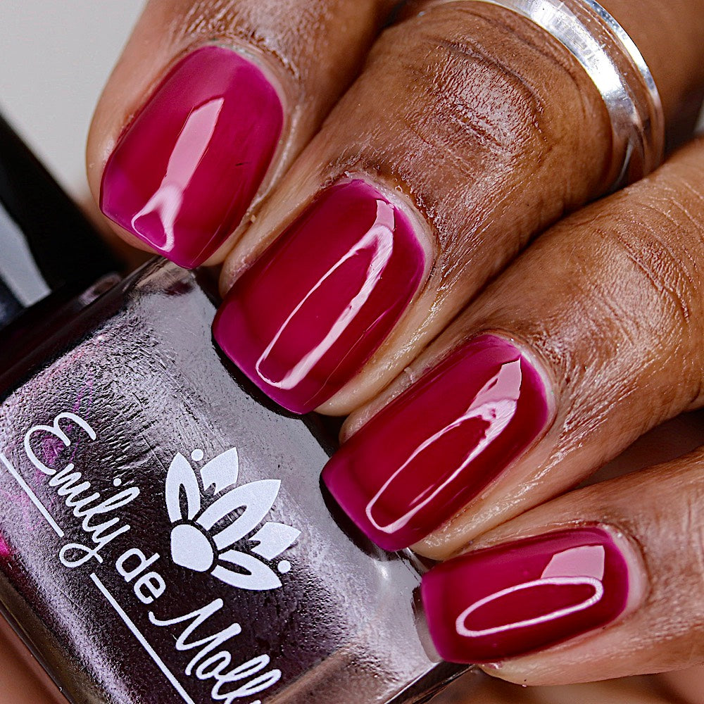 Emily De Molly - Sheer Tint Mulberry Nail Polish