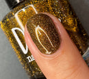 Dam Nail Polish - Champagne Sparkle Nail Polish (Flash Reflective)