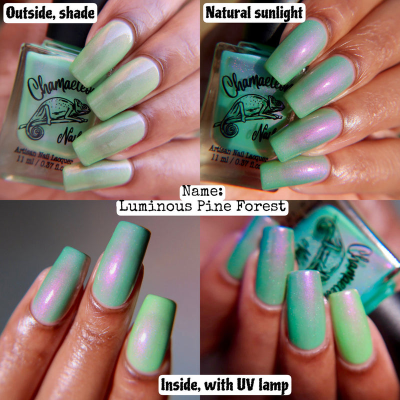 Chamaeleon Nails - Luminous Pine Forest Nail Polish (Solar)