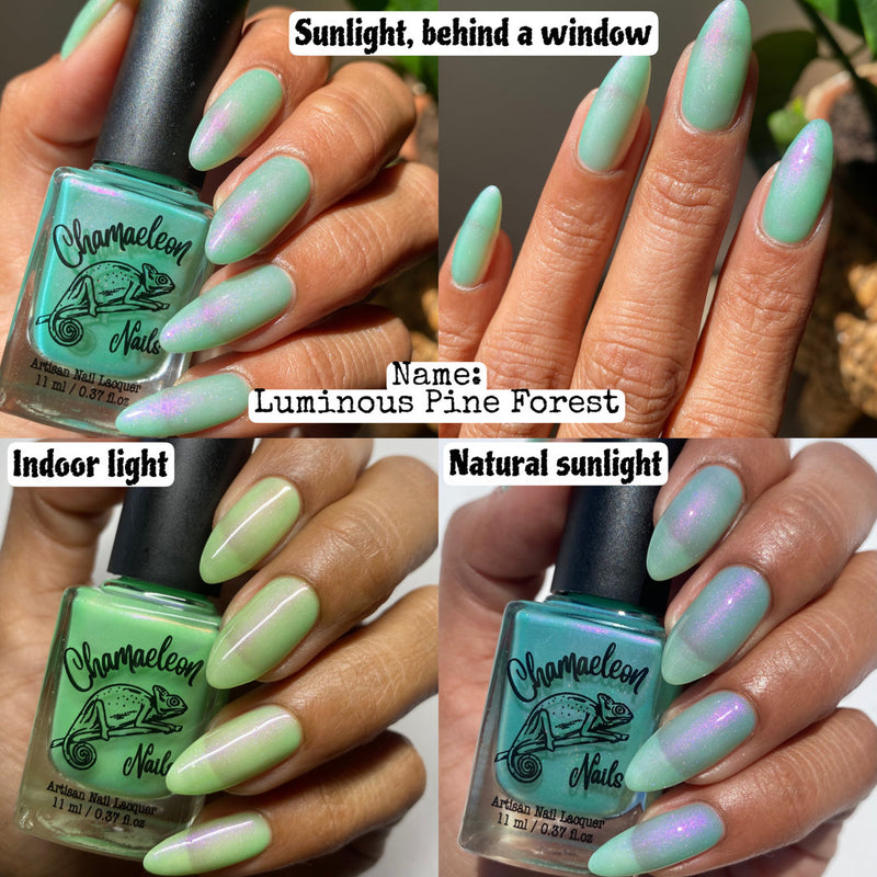 Chamaeleon Nails - Luminous Pine Forest Nail Polish (Solar)