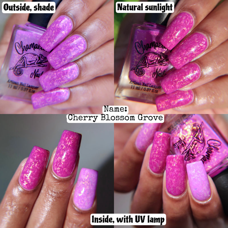 Chamaeleon Nails - Cherry Blossom Grove Nail Polish (Solar)