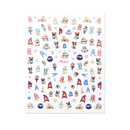 Moyra - Cozy Critters No. 14 Nail Stickers