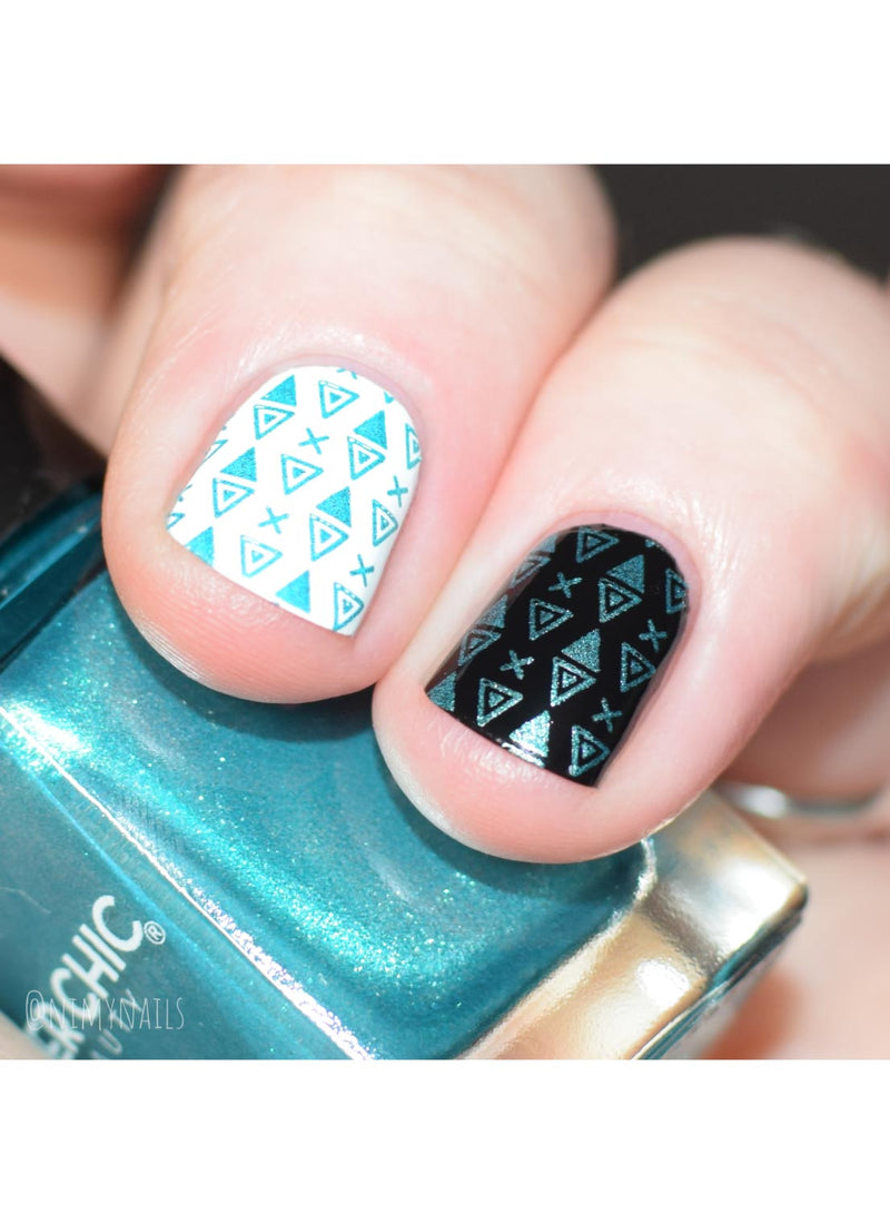 UberChic Beauty - Dance Teal Dawn Stamping Polish