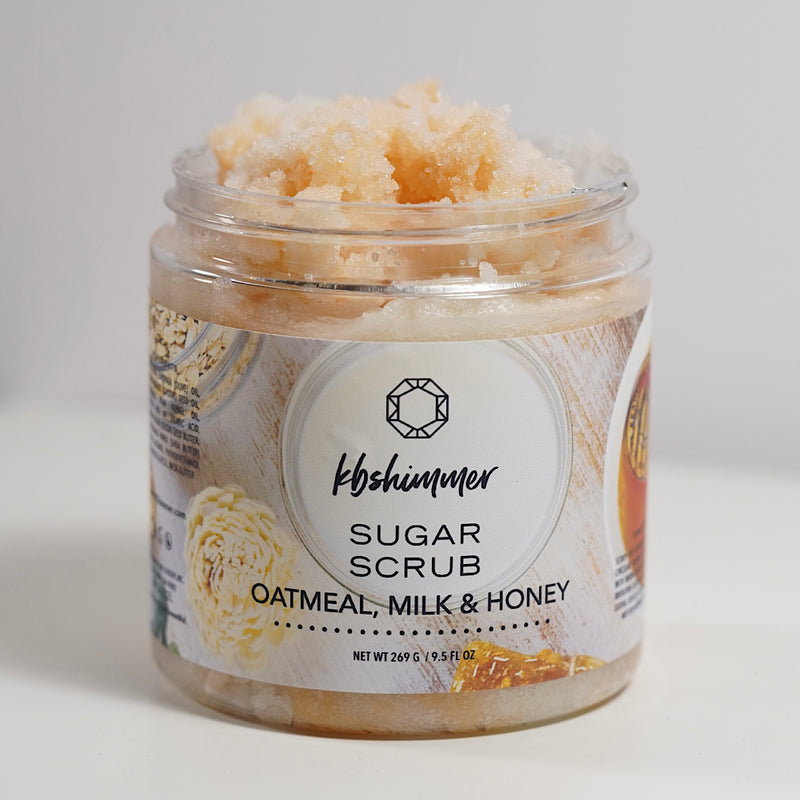 KBShimmer - Oatmeal, Milk & Honey Sugar Scrub