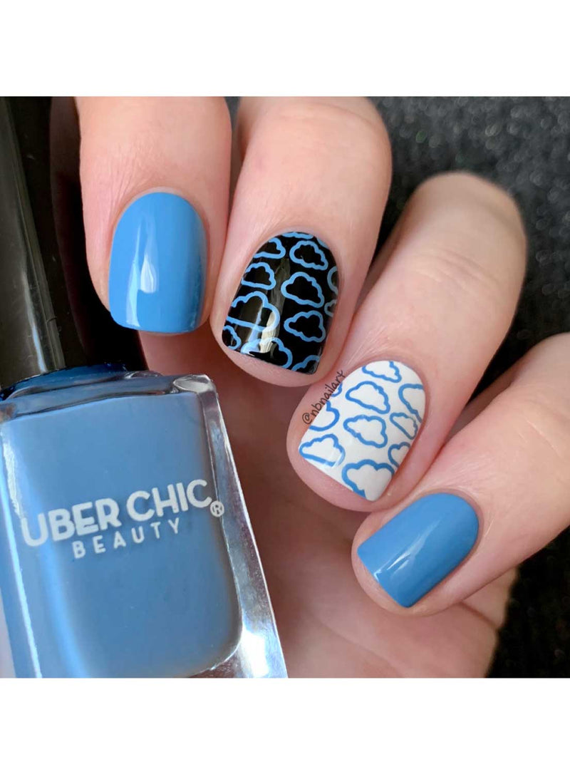 UberChic Beauty - Partly Cloudy with a Chance of Glam Stamping Polish