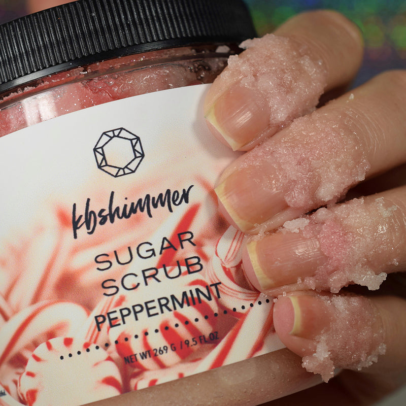 KBShimmer - Peppermint Sugar Scrub