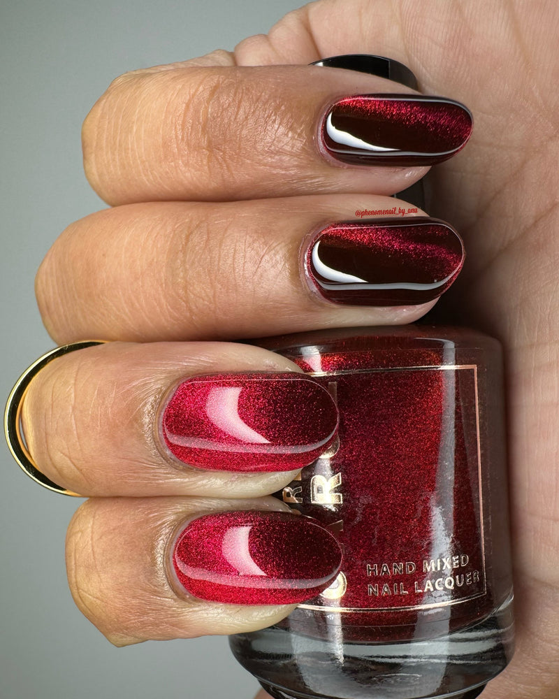 Colores de Carol - Crimson Affair Nail Polish (Magnetic)