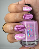 Colores de Carol - Blushin’ Break Nail Polish (Crackle Topper)