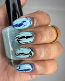 Colores de Carol - Eggshell Sky Nail Polish (Crackle Topper)