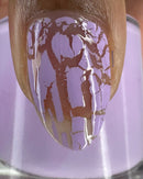 Colores de Carol - Crackin’ Lilac Nail Polish (Crackle Topper)