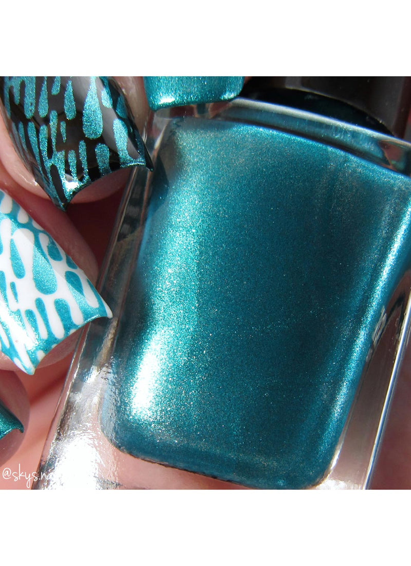 UberChic Beauty - Dance Teal Dawn Stamping Polish