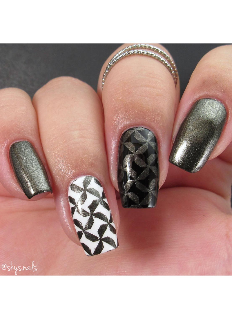 UberChic Beauty - Black Pearl Stamping Polish