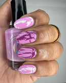 Colores de Carol - Blushin’ Break Nail Polish (Crackle Topper)