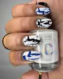 Colores de Carol - Peek-A-Glow Nail Polish (Crackle Topper)