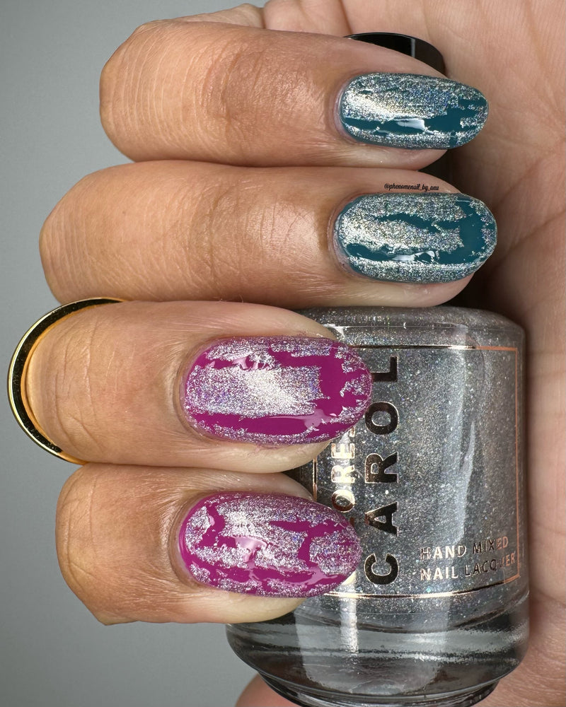 Colores de Carol - Silken Secrets Nail Polish (Crackle Topper)