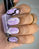 Colores de Carol - Crackin’ Lilac Nail Polish (Crackle Topper)